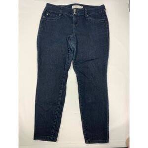 Torrid Women's Button Fly Five Pocket Denim First At Fit Jegging Blue Size 18R